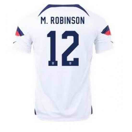 Men US 2022 FIFA Soccer Jersey White 015